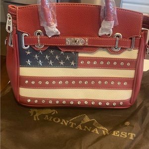NWT 🇺🇸 MONTANA WEST AMERICANA HANDBAG